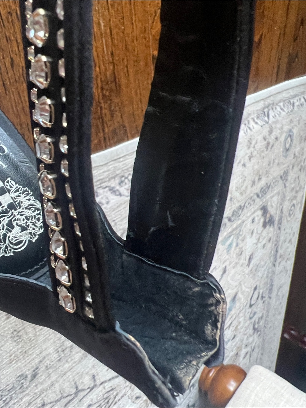 Vince Camuto Rhinestone Heels sz8 - Picture 4 of 4
